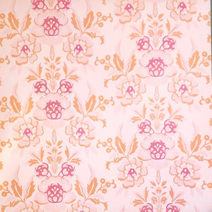 Karen Foster -  single Sided paper 12 x 12 -  vintage flowers flowers