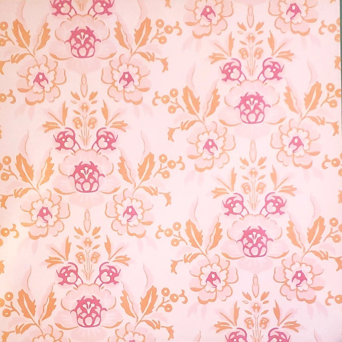 Karen Foster -  single Sided paper 12 x 12 -  vintage flowers flowers