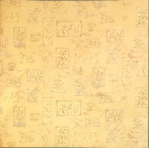 Karen Foster - single sided paper 12 x 12 - green leaves and flowers