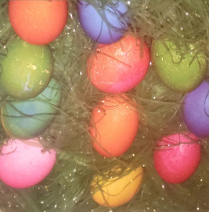 Sugar Tree  - single sided paper 12 x 12 - Easter eggs in grass