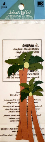 Jolee's Boutique Dimensional Sticker  - small tall pack - palm trees coconut palm