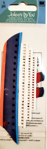 Jolee's Boutique Dimensional Sticker  - small tall pack - cruise ship