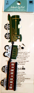 Jolee's Boutique Dimensional Sticker  - small tall pack - train