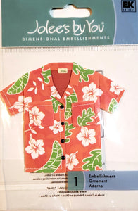 Jolee's Boutique Dimensional Sticker  - small pack - Hawaiian shirt