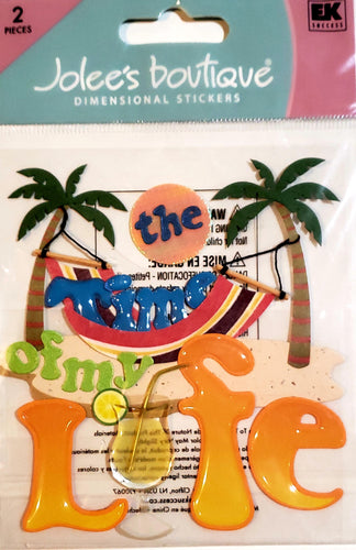 Jolee's Boutique Dimensional Sticker  - small pack - the time of my life