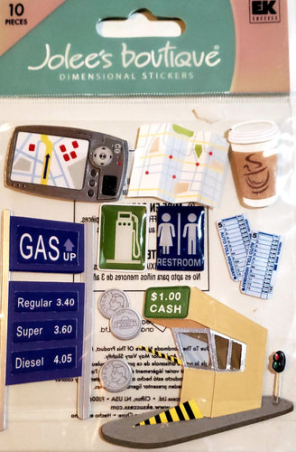 Jolee's Boutique Dimensional Sticker  - small pack - car trip