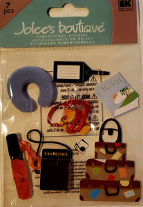 Jolee's Boutique Dimensional Sticker  - small pack - travel accessories