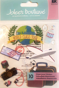Jolee's Boutique Dimensional Sticker  - small pack - air travel