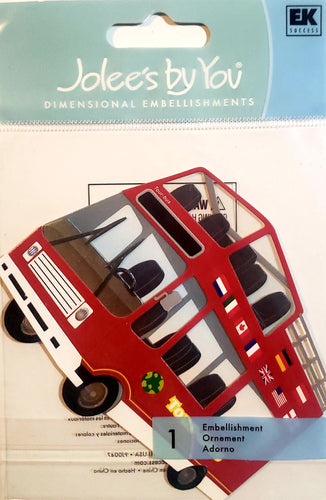 Jolee's Boutique Dimensional Sticker  - small pack - tour bus