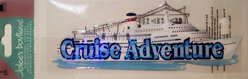 Jolee's Boutique Dimensional Sticker  - title long skinny pack - cruise adventure
