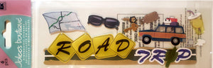 Jolee's Boutique Dimensional Sticker  - title long skinny pack - road trip