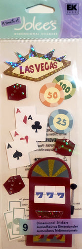 Jolee's Boutique a touch of Dimensional Sticker  - long skinny pack - Las Vegas