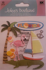 Jolee's Boutique Dimensional Sticker  - small pack states - Florida