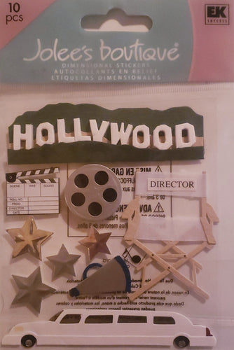 Jolee's Boutique Dimensional Sticker  - small pack states - Hollywood California