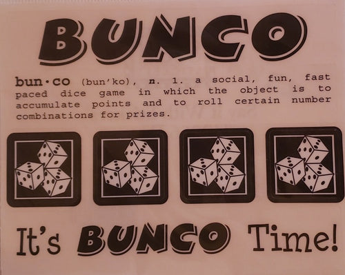 Srm press  - say it with stickers sheet - Bunco