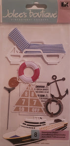 Jolee's Boutique a touch of Dimensional Sticker  - large pack - cruise