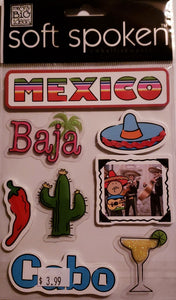 Me and my big ideas MAMBI - 1 dimensional sticker sheets - soft spoken Mexico