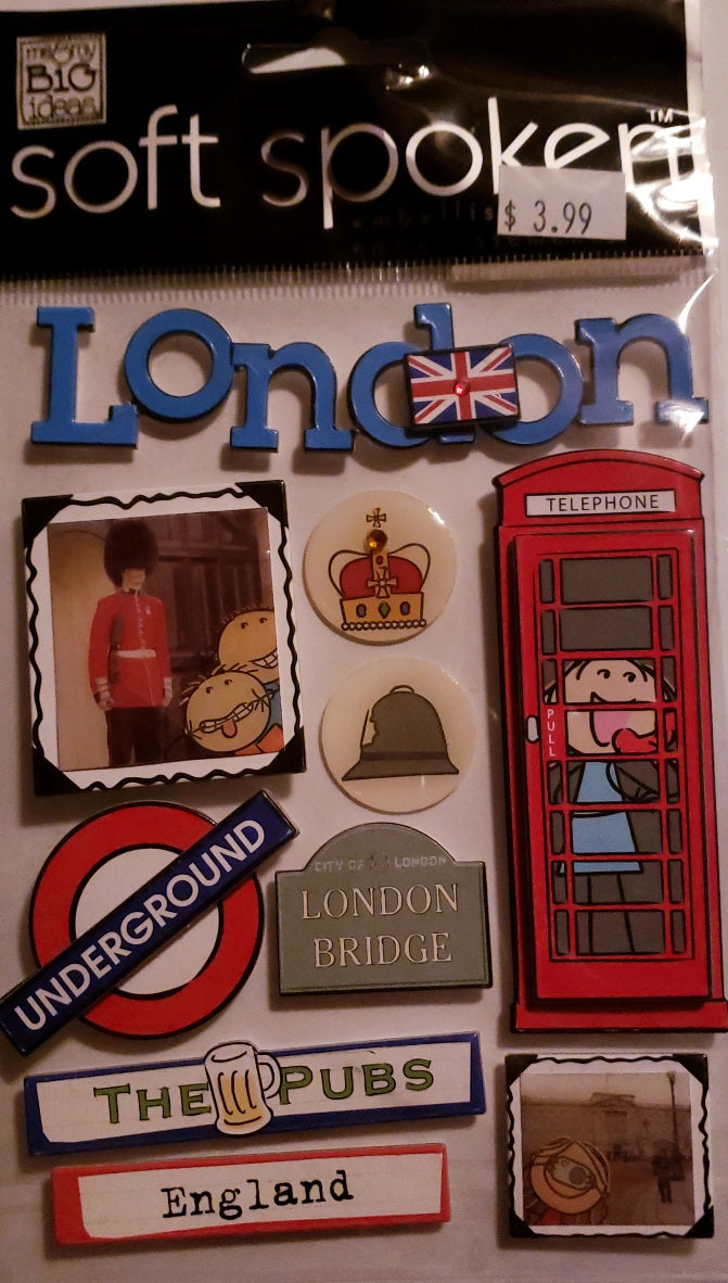 Me and my big ideas MAMBI - 1 dimensional sticker sheets - soft spoken London