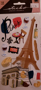Sticko  - flat sticker sheets - Paris 2
