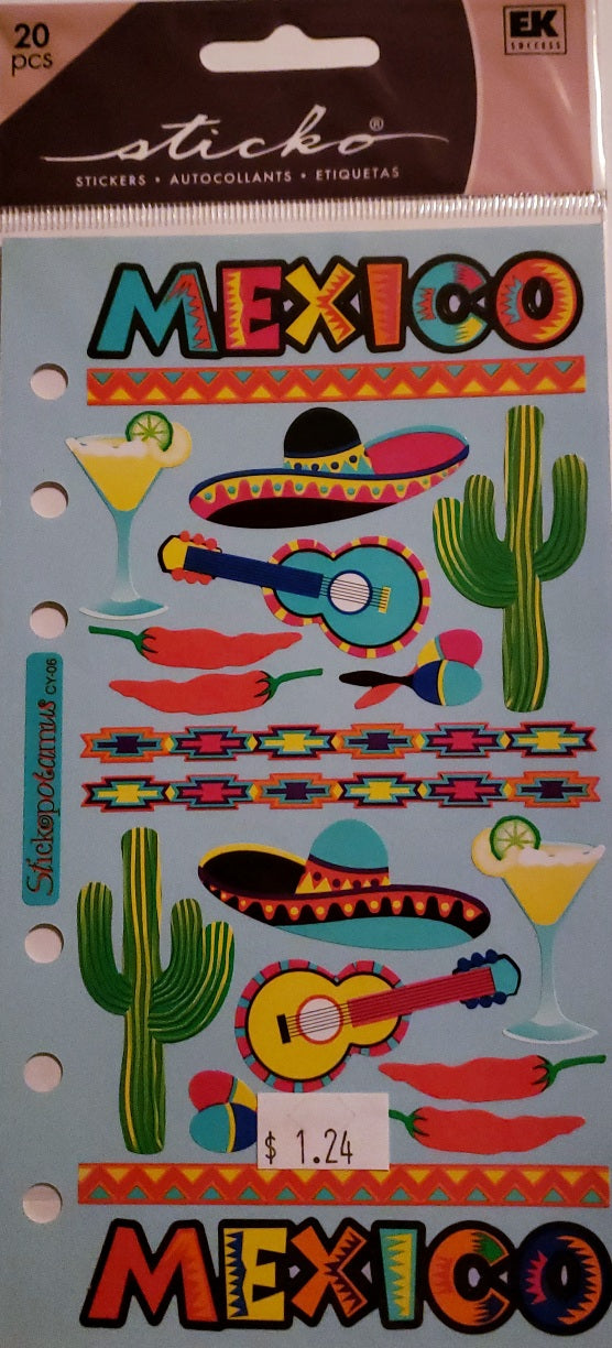 Sticko  - flat sticker sheets - Mexico