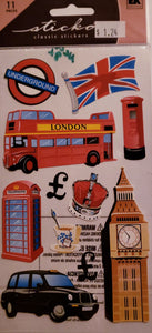 Sticko  - flat sticker sheets - London 2