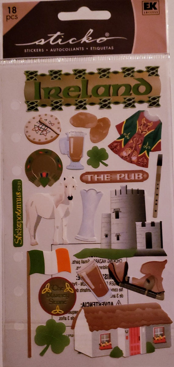 Sticko  - flat sticker sheets - Ireland