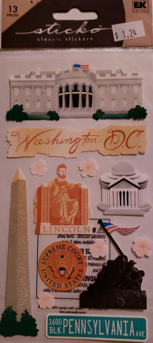 Sticko  - flat sticker sheets - Washington DC