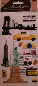 Sticko  - flat sticker sheets - New York 2