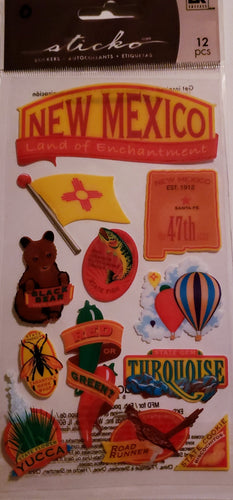 Sticko  - flat sticker sheets - New Mexico