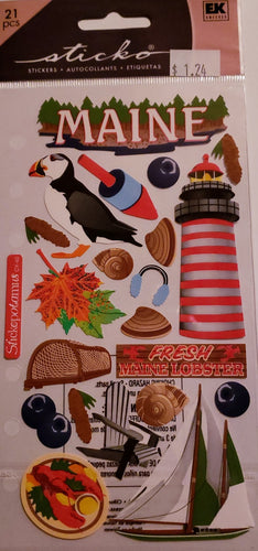 Sticko  - flat sticker sheets - Maine