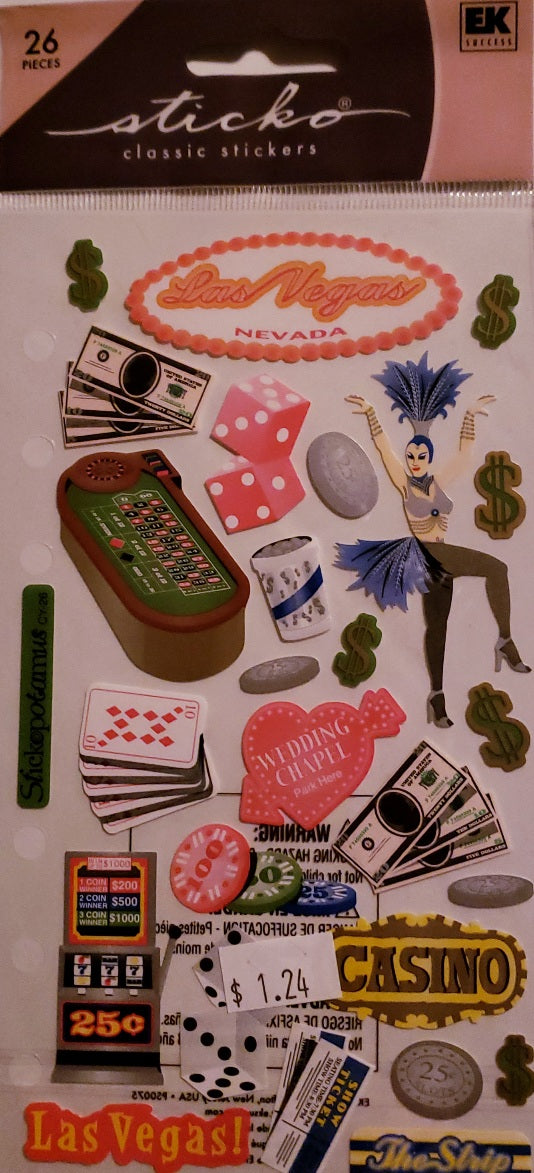 Sticko  - flat sticker sheets - Las Vegas