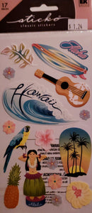 Sticko  - flat sticker sheets - Hawaii