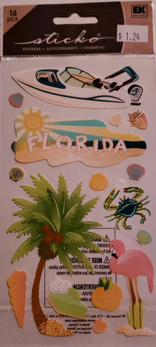 Sticko  - flat sticker sheets - Florida 2