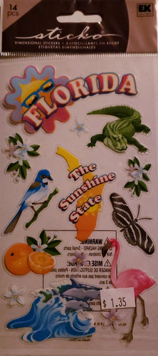 Sticko  - flat sticker sheets - Florida