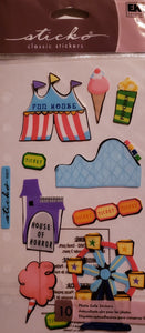 Sticko  - flat sticker sheets - summer amusement