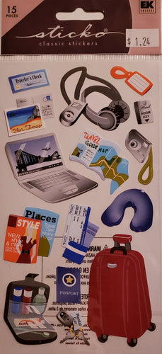 Sticko  - flat sticker sheets - travel
