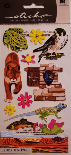 Sticko  - flat sticker sheets - Great American adventure