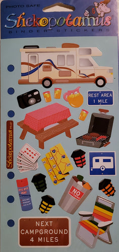 Sticko  - flat sticker sheets - RV / Camping