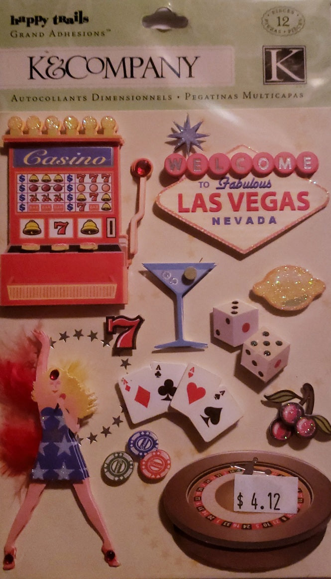 K and Company -  grand adhesions dimensional sticker - Las Vegas