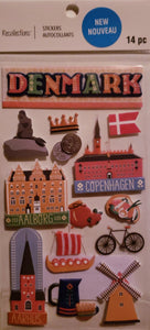 Recollections -  dimensional sticker - Denmark