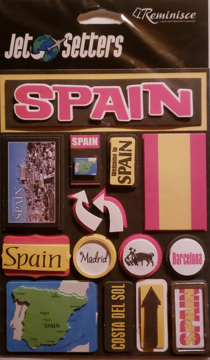 Reminisce -  dimensional sticker - Jet setters Spain