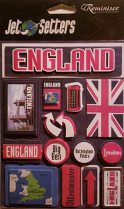 Reminisce -  dimensional sticker - Jet setters England
