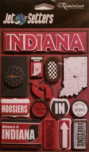 Reminisce -  dimensional sticker - Jet setters Illinois