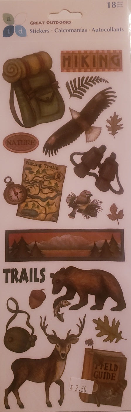 AtD momenta -  flat stickers - Great outdoors