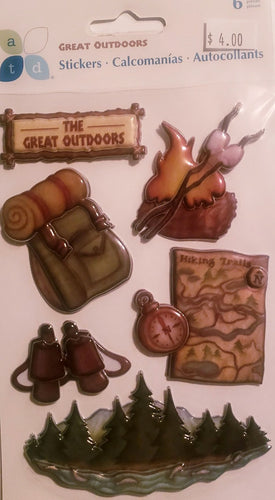 AtD momenta - dimensional stickers - great outdoors