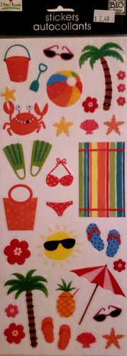 Me and my big ideas MAMBI - clear glitter sticker sheets - Ellas tropical summer
