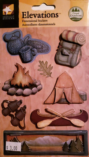 American traditional design -  dimensional stickers - the great outdoors elevations