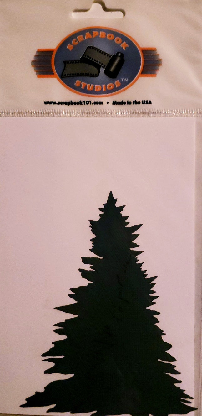 Scrapbook 101 - laser cut design - 2 pc pine tree
