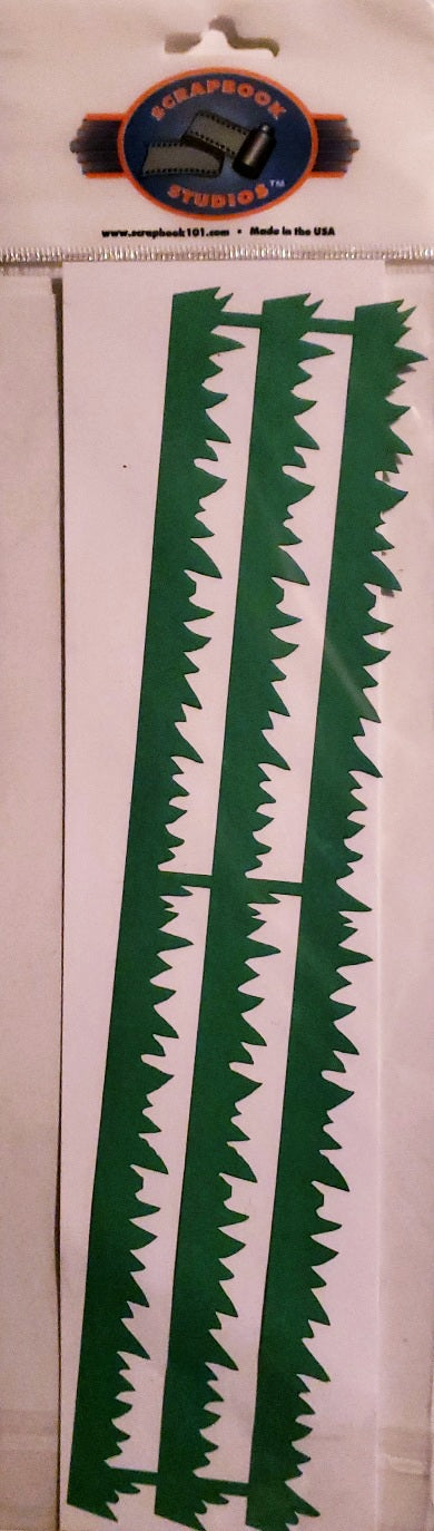 Scrapbook 101 - laser cut design - grass borders
