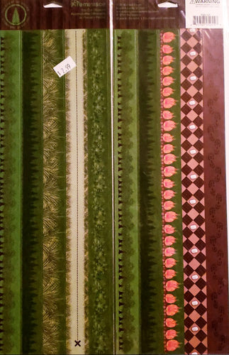 Reminisce -  cardstock sticker - the great outdoors borders